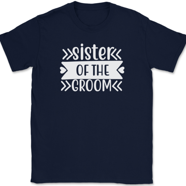Sister of the Groom T-Shirt Mens Tee - Image 6