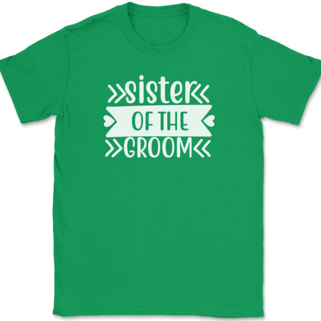 Sister of the Groom T-Shirt Mens Tee - Image 7