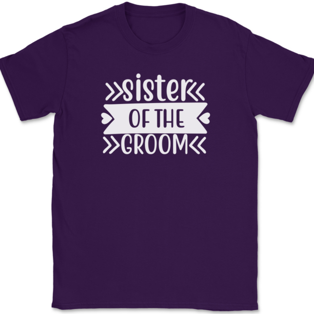Sister of the Groom T-Shirt Mens Tee - Image 8
