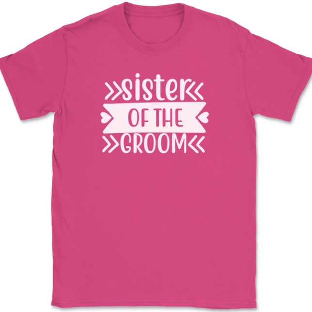 Sister of the Groom T-Shirt Mens Tee - Image 9