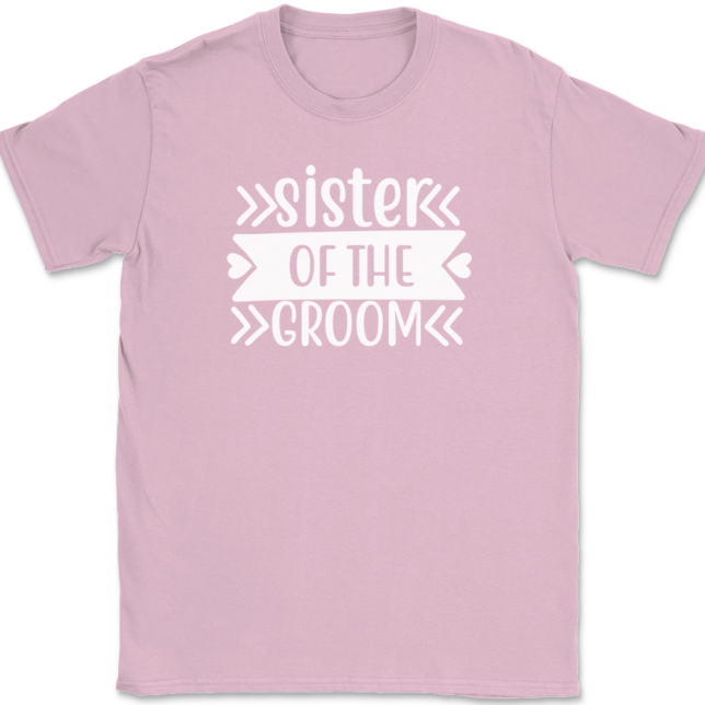 Sister of the Groom T-Shirt Mens Tee - Image 12