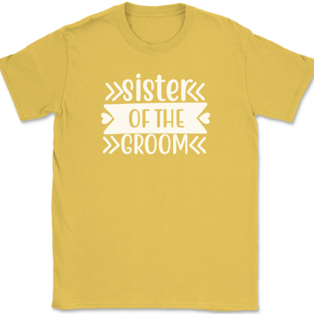 Sister of the Groom T-Shirt Mens Tee - Image 14