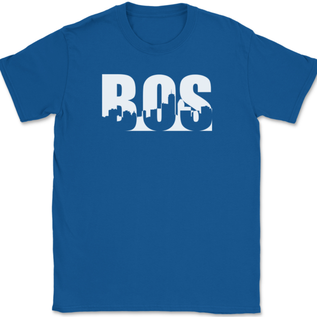 Boston Cityscape MA T-Shirt Mens Tee - Image 5