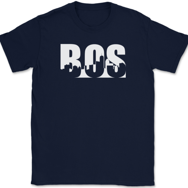 Boston Cityscape MA T-Shirt Mens Tee - Image 6