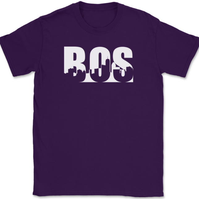 Boston Cityscape MA T-Shirt Mens Tee - Image 8