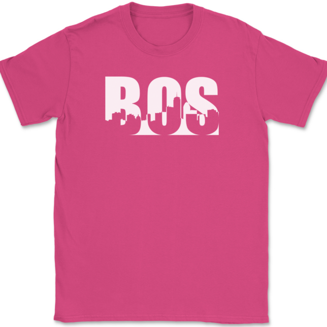 Boston Cityscape MA T-Shirt Mens Tee - Image 9