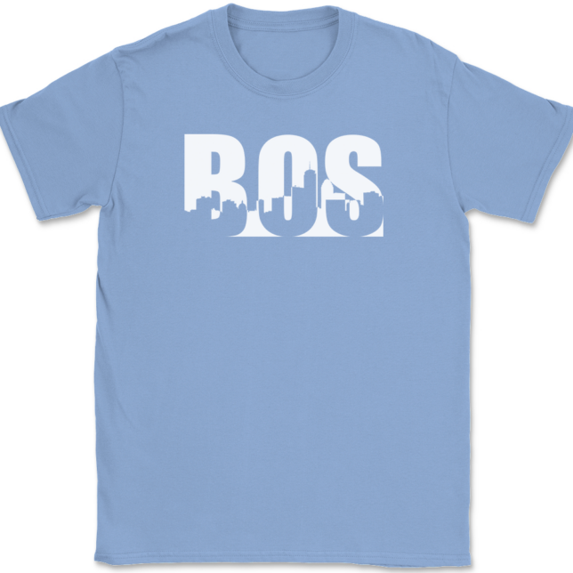 Boston Cityscape MA T-Shirt Mens Tee - Image 10