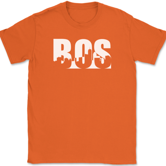 Boston Cityscape MA T-Shirt Mens Tee - Image 13