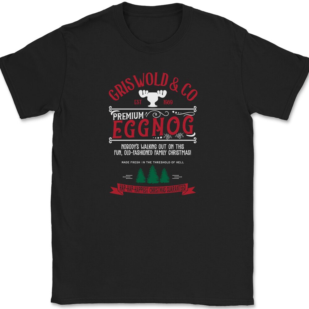 Griswold and Co Premium Eggnog T-Shirt Mens Tee