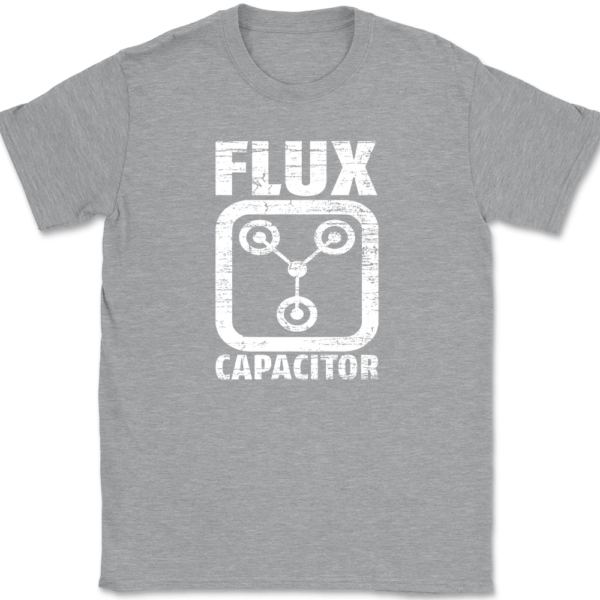 Flux Capacitor Back to the Future DeLorean Marty McFly Movie T-Shirt - Image 4