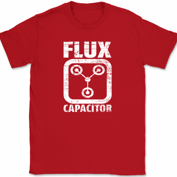 Flux Capacitor Back to the Future DeLorean Marty McFly Movie T-Shirt - Image 5